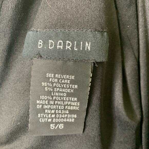 Black Square Sequin Fit Flare Dress Cap Sleeves Sz 5/6 - Picture 8 of 11